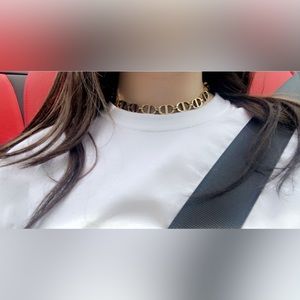 Authentic DIOR CD choker necklace